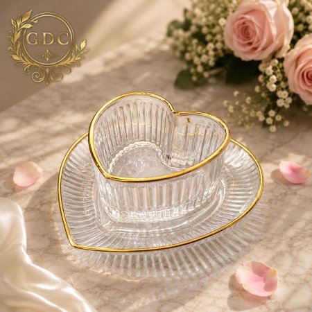 طقم ضيافة كرستال 12 قطعة